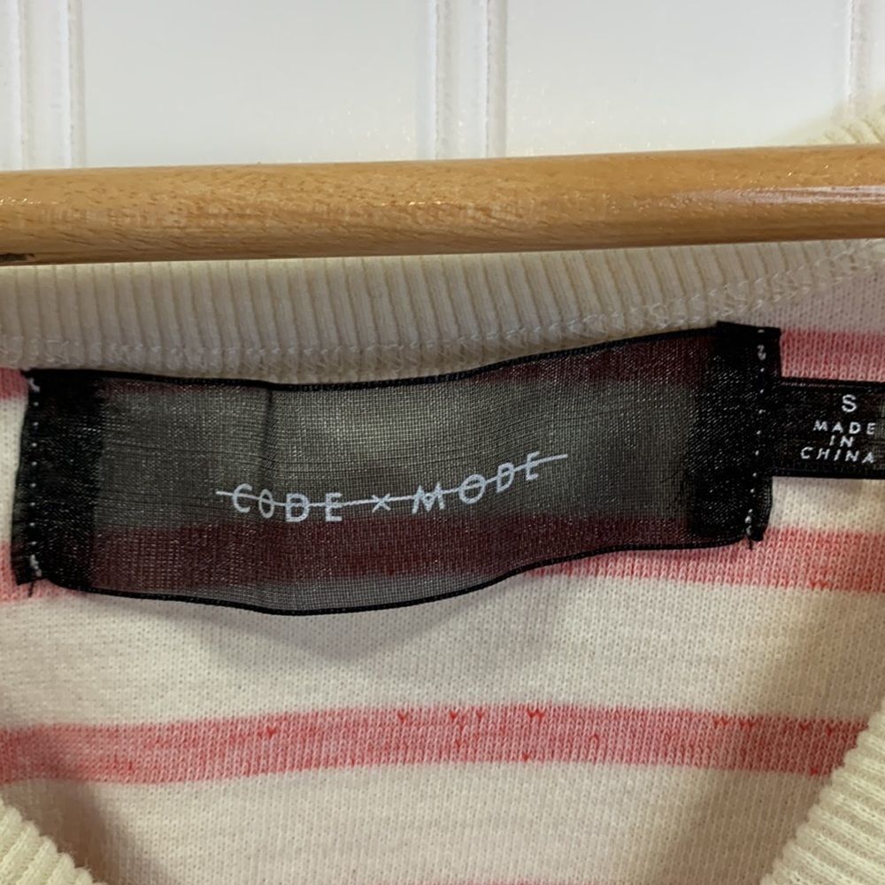 Code x Mode striped cropped sweater - Picture 2 of 4